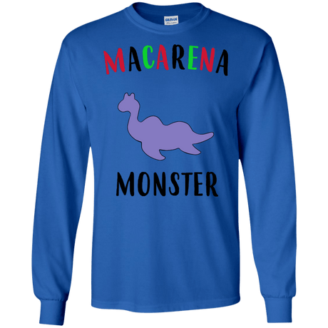 T-Shirts Royal / S Macarena Monster Men's Long Sleeve T-Shirt