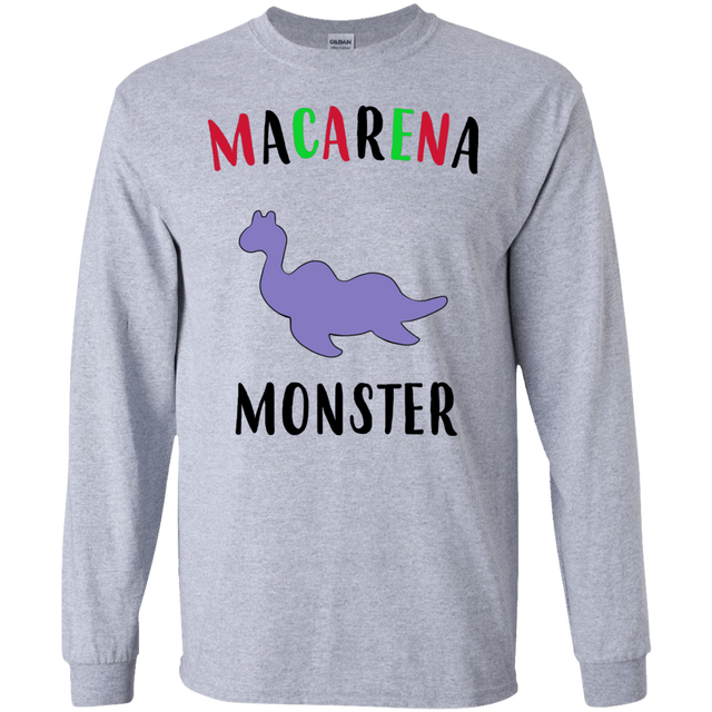T-Shirts Sport Grey / S Macarena Monster Men's Long Sleeve T-Shirt