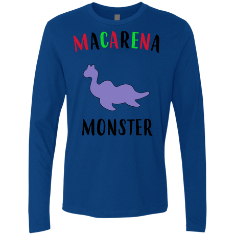 T-Shirts Royal / S Macarena Monster Men's Premium Long Sleeve