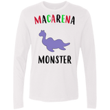 T-Shirts White / S Macarena Monster Men's Premium Long Sleeve