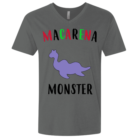T-Shirts Heavy Metal / X-Small Macarena Monster Men's Premium V-Neck