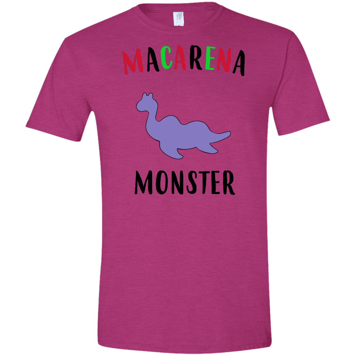 T-Shirts Antique Heliconia / S Macarena Monster Men's Semi-Fitted Softstyle