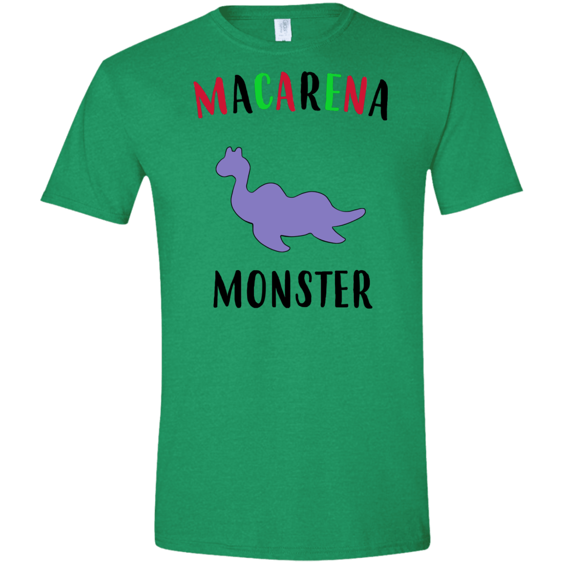 T-Shirts Heather Irish Green / S Macarena Monster Men's Semi-Fitted Softstyle