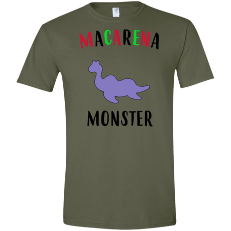 T-Shirts Military Green / S Macarena Monster Men's Semi-Fitted Softstyle