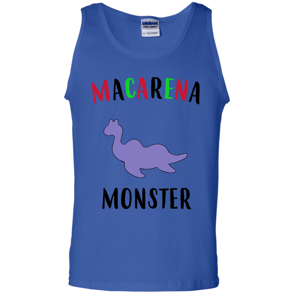 T-Shirts Royal / S Macarena Monster Men's Tank Top