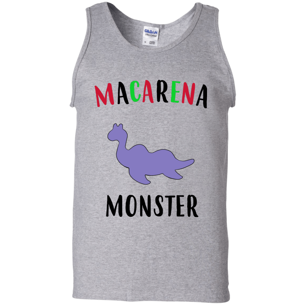 T-Shirts Sport Grey / S Macarena Monster Men's Tank Top