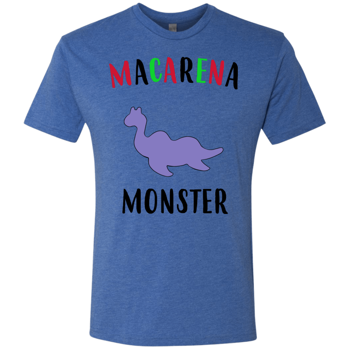 T-Shirts Vintage Royal / S Macarena Monster Men's Triblend T-Shirt