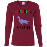 T-Shirts Cardinal / S Macarena Monster Women's Long Sleeve T-Shirt