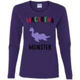 T-Shirts Purple / S Macarena Monster Women's Long Sleeve T-Shirt