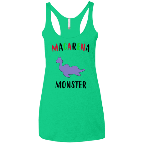 T-Shirts Envy / X-Small Macarena Monster Women's Triblend Racerback Tank