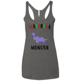 T-Shirts Premium Heather / X-Small Macarena Monster Women's Triblend Racerback Tank