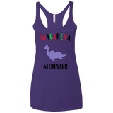 T-Shirts Purple Rush / X-Small Macarena Monster Women's Triblend Racerback Tank
