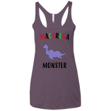 T-Shirts Vintage Purple / X-Small Macarena Monster Women's Triblend Racerback Tank