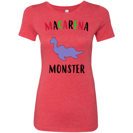 T-Shirts Vintage Red / S Macarena Monster Women's Triblend T-Shirt
