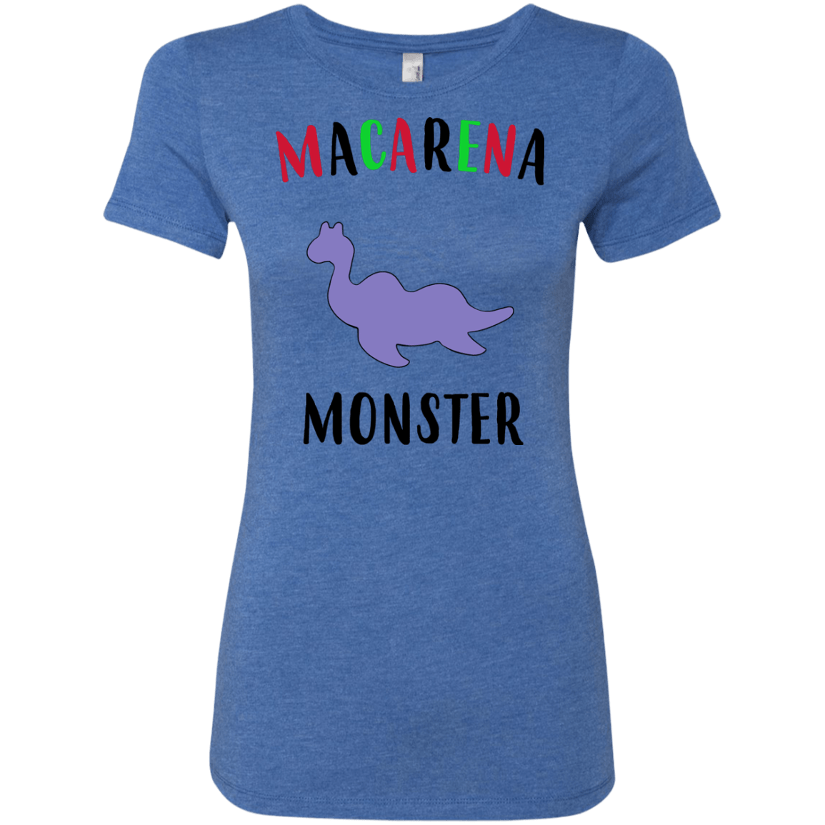 T-Shirts Vintage Royal / S Macarena Monster Women's Triblend T-Shirt