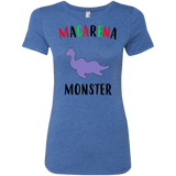 T-Shirts Vintage Royal / S Macarena Monster Women's Triblend T-Shirt