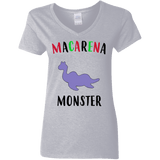 T-Shirts Sport Grey / S Macarena Monster Women's V-Neck T-Shirt