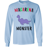 T-Shirts Light Blue / YS Macarena Monster Youth Long Sleeve T-Shirt
