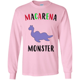 T-Shirts Light Pink / YS Macarena Monster Youth Long Sleeve T-Shirt