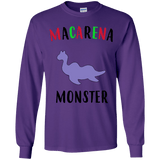 T-Shirts Purple / YS Macarena Monster Youth Long Sleeve T-Shirt