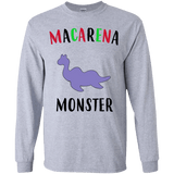 T-Shirts Sport Grey / YS Macarena Monster Youth Long Sleeve T-Shirt