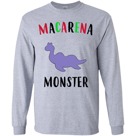 T-Shirts Sport Grey / YS Macarena Monster Youth Long Sleeve T-Shirt