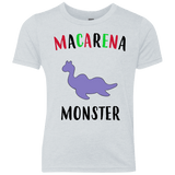 T-Shirts Heather White / YXS Macarena Monster Youth Triblend T-Shirt