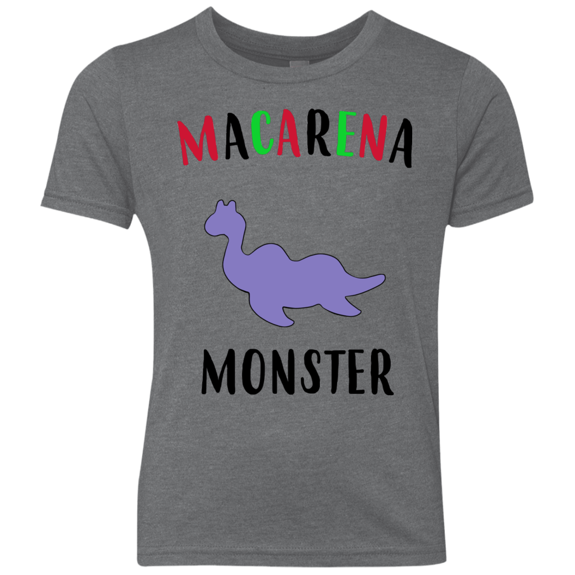 T-Shirts Premium Heather / YXS Macarena Monster Youth Triblend T-Shirt