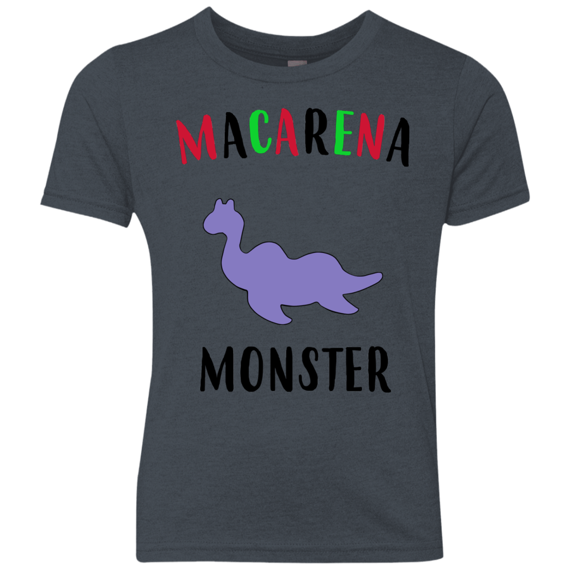 T-Shirts Vintage Navy / YXS Macarena Monster Youth Triblend T-Shirt