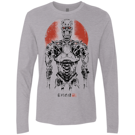 T-Shirts Heather Grey / Small Machine Men's Premium Long Sleeve