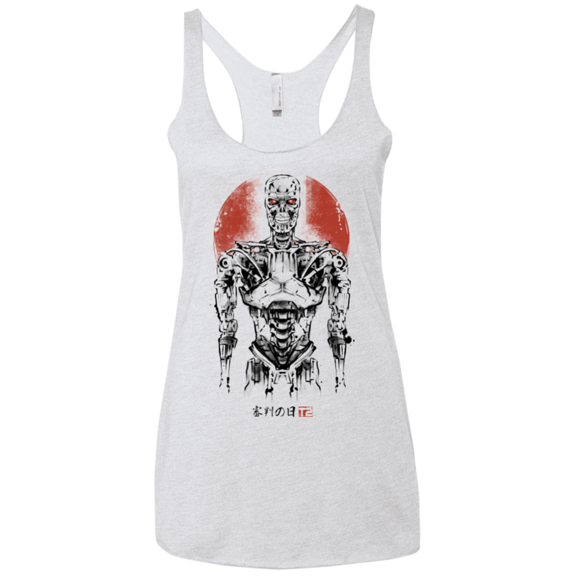 T-Shirts Heather White / X-Small Machine Women's Triblend Racerback Tank