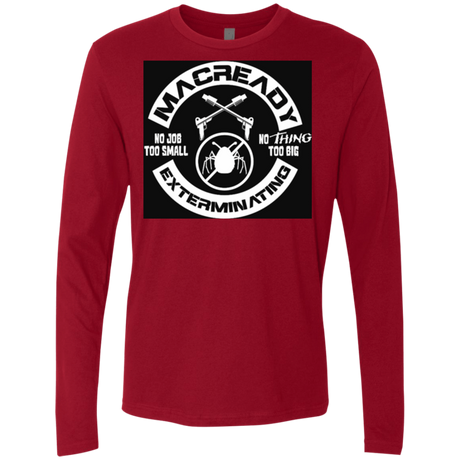 T-Shirts Cardinal / Small Macready V6 Men's Premium Long Sleeve
