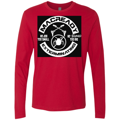 T-Shirts Red / Small Macready V6 Men's Premium Long Sleeve