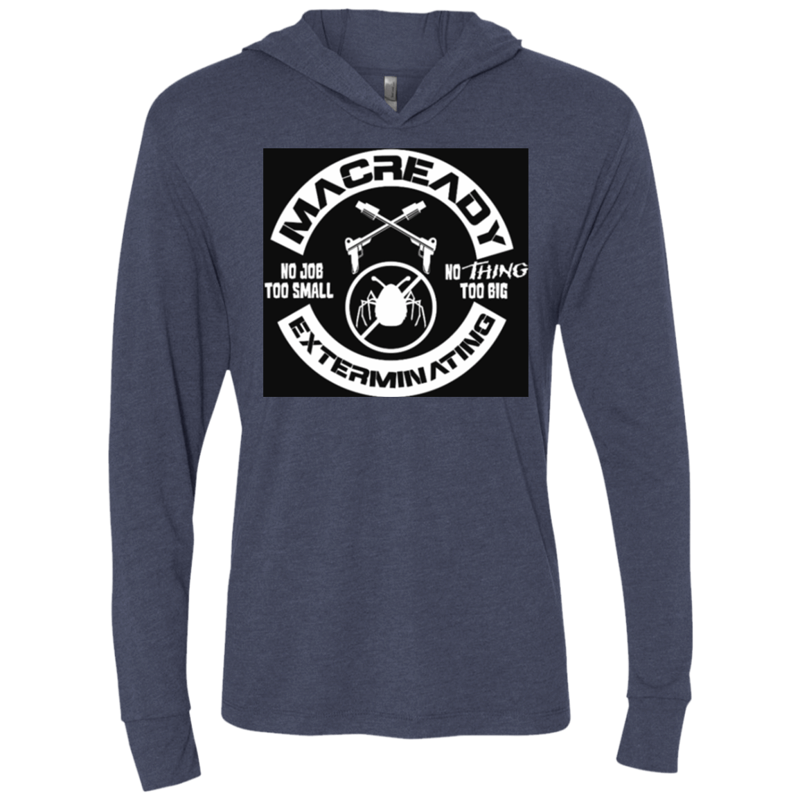 T-Shirts Vintage Navy / X-Small Macready V6 Triblend Long Sleeve Hoodie Tee