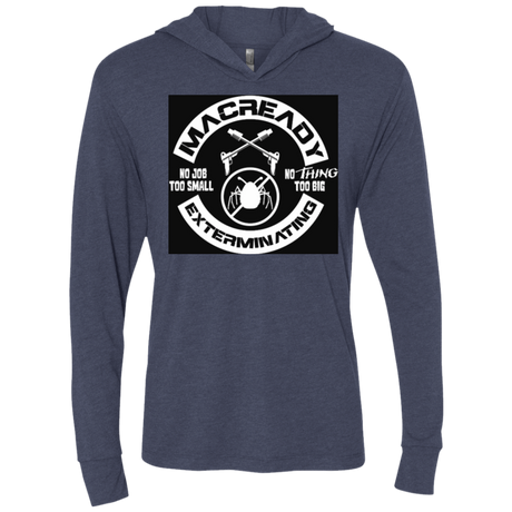 T-Shirts Vintage Navy / X-Small Macready V6 Triblend Long Sleeve Hoodie Tee