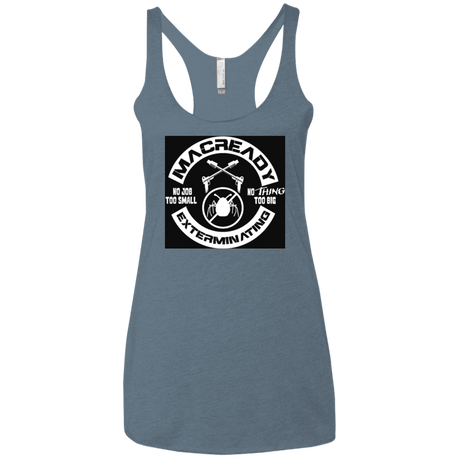 T-Shirts Indigo / X-Small Macready V6 Women's Triblend Racerback Tank