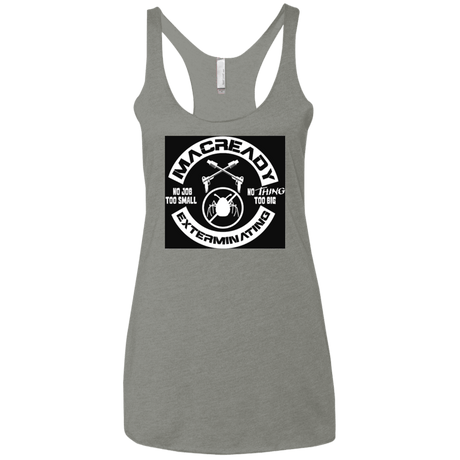 T-Shirts Venetian Grey / X-Small Macready V6 Women's Triblend Racerback Tank