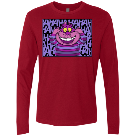 T-Shirts Cardinal / Small Mad Cat Men's Premium Long Sleeve