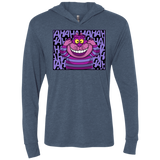 T-Shirts Indigo / X-Small Mad Cat Triblend Long Sleeve Hoodie Tee