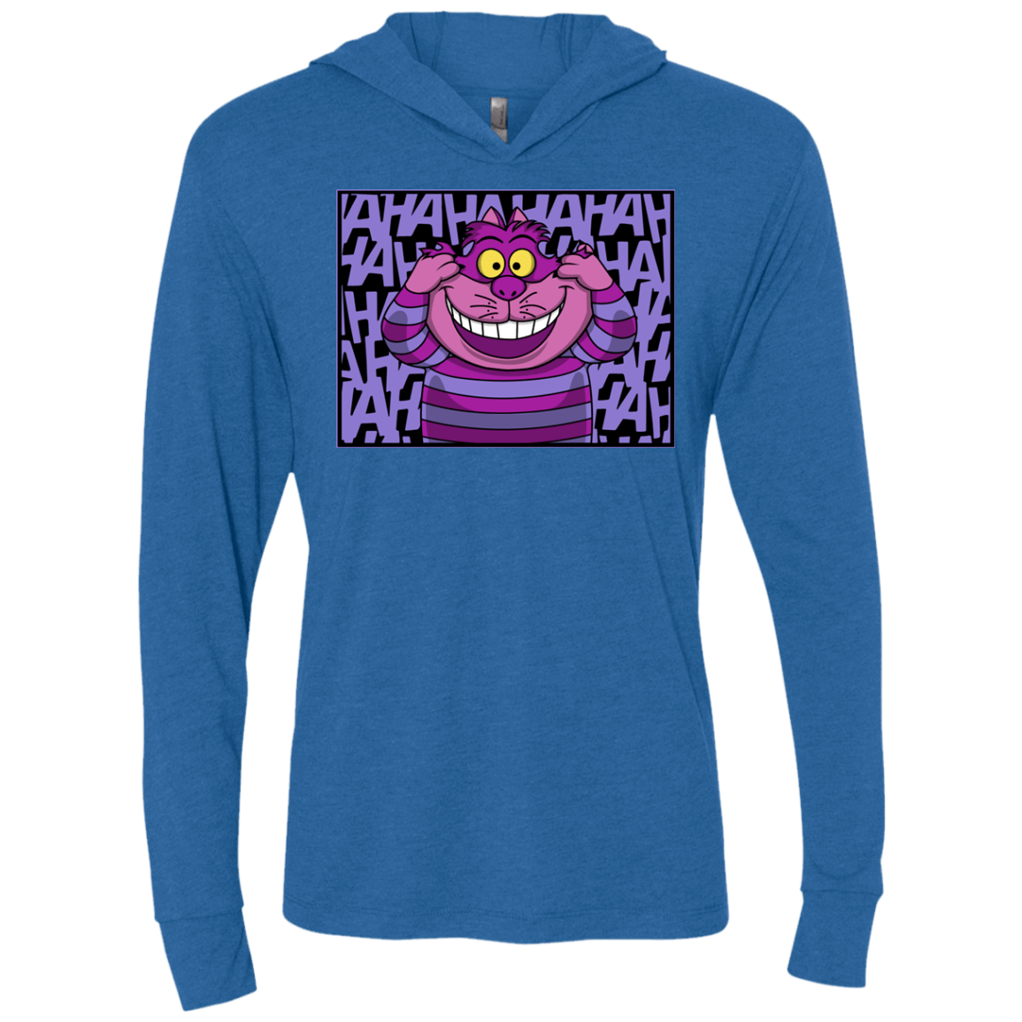 T-Shirts Vintage Royal / X-Small Mad Cat Triblend Long Sleeve Hoodie Tee