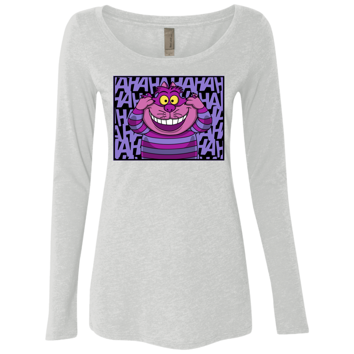 T-Shirts Heather White / Small Mad Cat Women's Triblend Long Sleeve Shirt