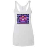 T-Shirts Heather White / X-Small Mad Cat Women's Triblend Racerback Tank