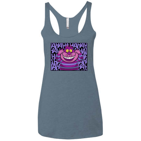 T-Shirts Indigo / X-Small Mad Cat Women's Triblend Racerback Tank