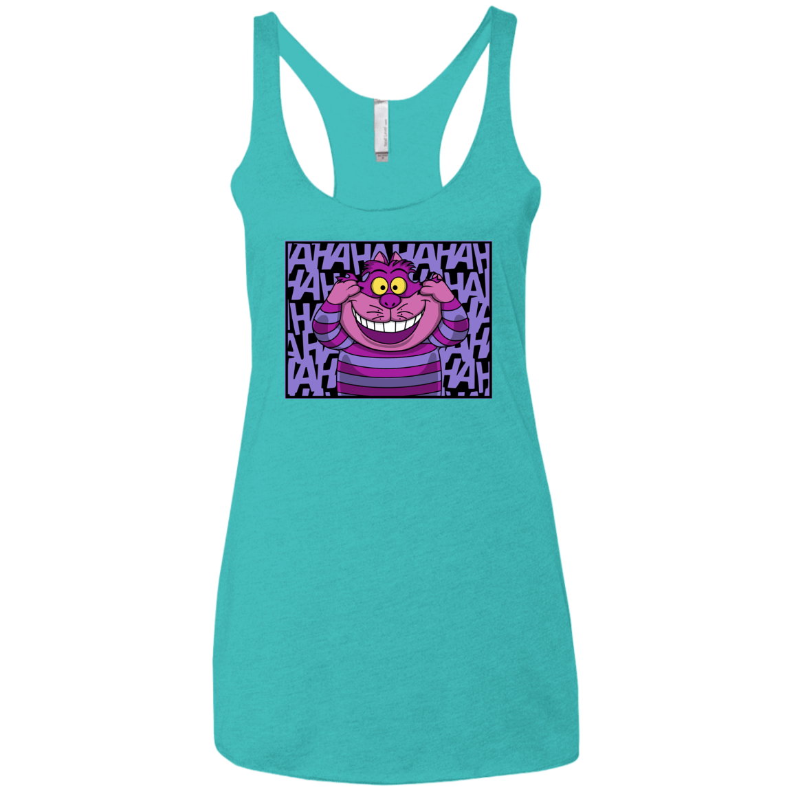 T-Shirts Tahiti Blue / X-Small Mad Cat Women's Triblend Racerback Tank