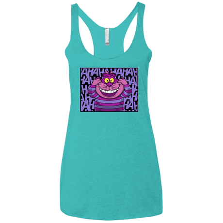 T-Shirts Tahiti Blue / X-Small Mad Cat Women's Triblend Racerback Tank