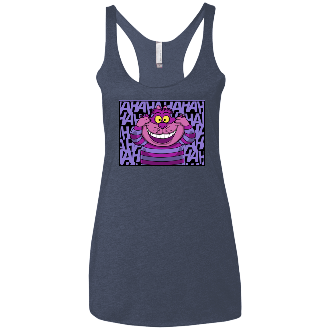 T-Shirts Vintage Navy / X-Small Mad Cat Women's Triblend Racerback Tank