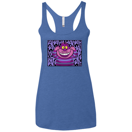 T-Shirts Vintage Royal / X-Small Mad Cat Women's Triblend Racerback Tank