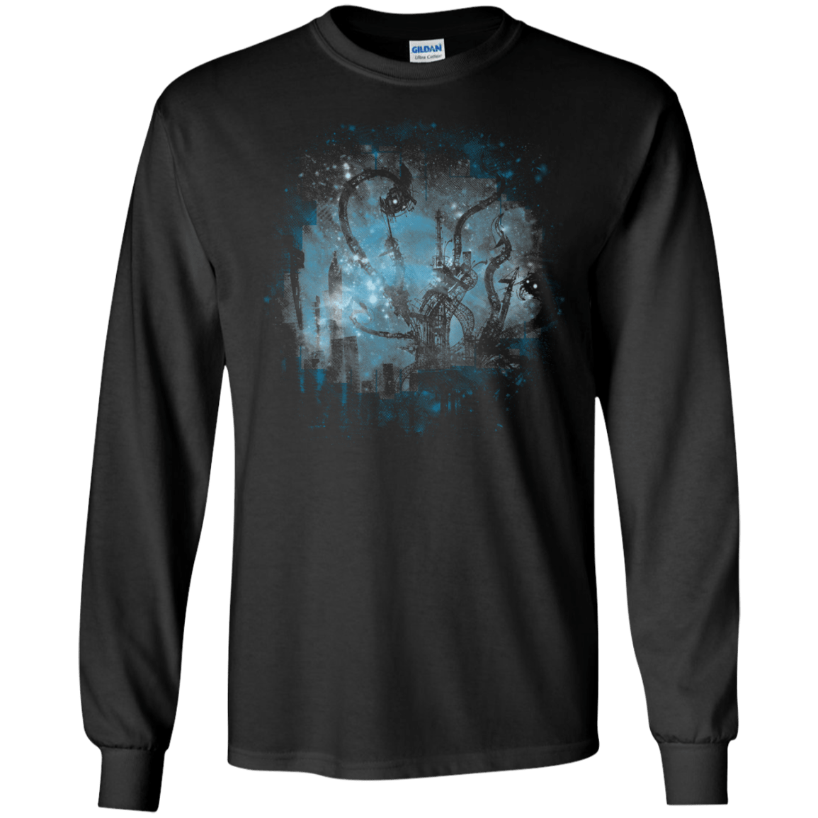 T-Shirts Black / S Mad Factory Men's Long Sleeve T-Shirt