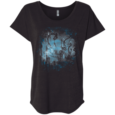 T-Shirts Vintage Black / X-Small Mad Factory Triblend Dolman Sleeve