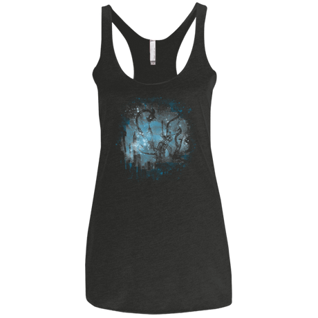 T-Shirts Vintage Black / X-Small Mad Factory Women's Triblend Racerback Tank